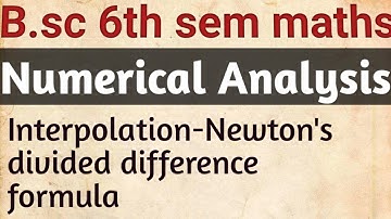 Bsc 6th sem maths|Newton