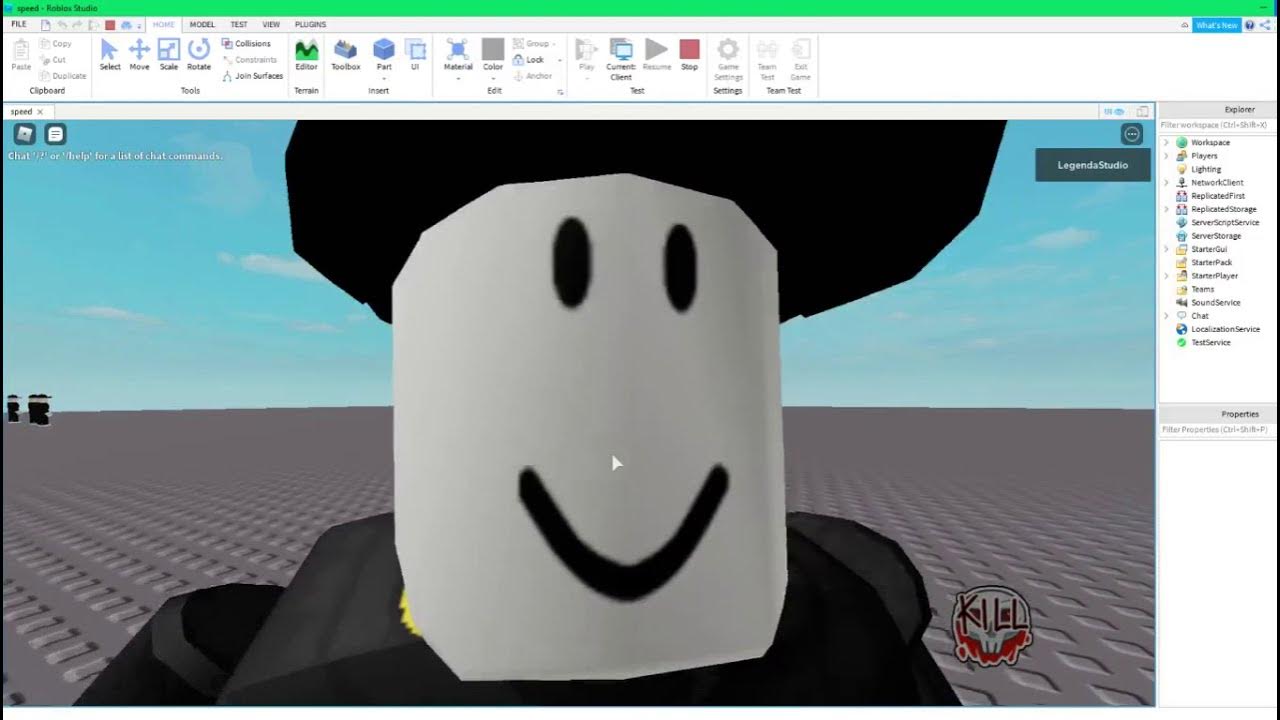 Roblox Studio among us kill - YouTube