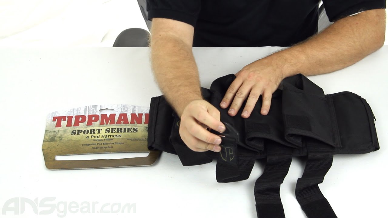 Tippmann Sport Series 4+1 - Arnés, Negro | Meses sin interés
