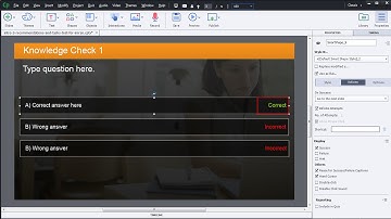 Adobe Captivate | Custom Knowledge Check