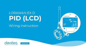 Daviteq LoRaWAN Ex d PID (LCD) | Wiring Instruction