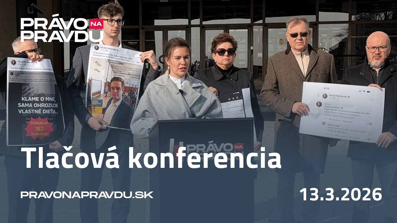 Tlačová konferencia | ÚTOKY NA RODINY A DETI V POLITIKE SÚ ZA ČIAROU