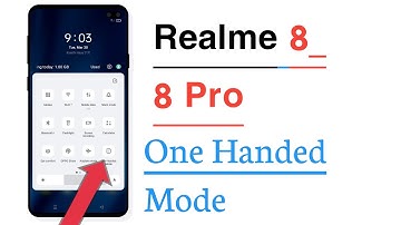 Realme 8, 8 Pro One Handed Mode Feature