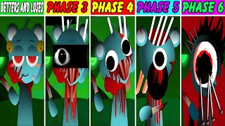 Incredibox Sprunki Phase 3 Vs Phase 4 Vs Phase 5 Vs Phase 6 But Betters And Loses