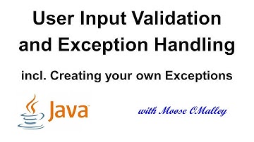 Java - User Input Validation and Exception Handling