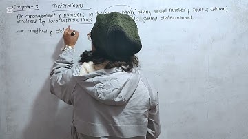 Determinant Part 1, BBS 1st Year Business Statistics // #determinant #businessstatistics