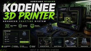 Advanced 3D Weapon Printing [ESX/QB/QBOX] FiveM GTA V