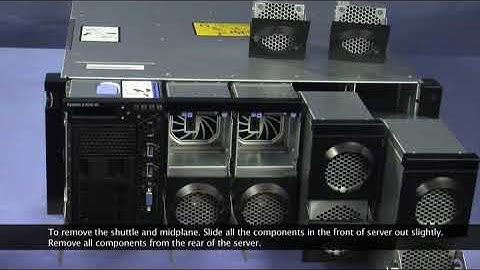 System x3850 X6/x3950 X6 Remove the shuttle and midplane