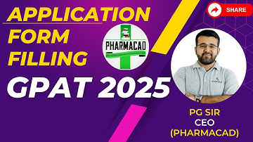 How to fill application form for GPAT 2025 by NBEMS?