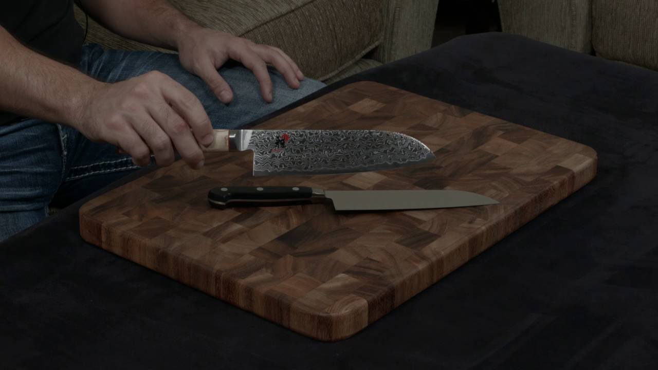 Miyabi Birchwood vs Zwilling Professional S — Santoku Knife YouTube