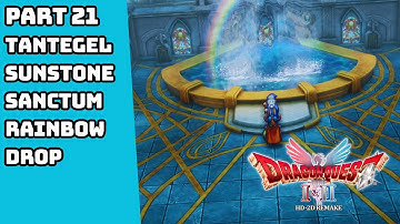 DRAGON QUEST 1 HD 2D REMAKE TANTEGEL SUNSTONE SANCTUM RAINBOW DROP GAMEPLAY PART 21