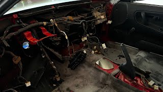 240sx Chassis Harness Guide // Preparing Dash Support Bar