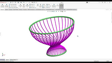 Fruit Basket | SolidWorks 3D Modeling Episode 141 | 3D CAD Tutorial
