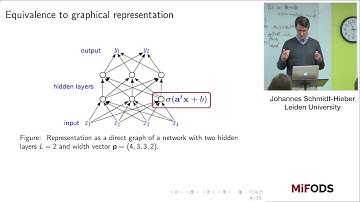 Johannes Schmidt-Hieber (Leiden) - Nonparametric Regression using Deep Neural Networks