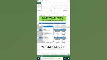 💥 Magic tip for auto fill s no. in seconds #excel #exceltricks #exceltips #trending #trend #ytshorts