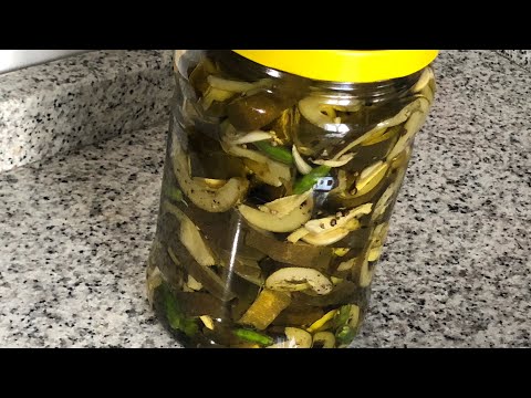 Video: Pickled Zucchini Appetizer Nrog Zib Ntab Thiab Qej