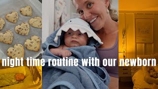Night time routine with a newborn