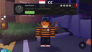 How to get secret humiliation badge in 99 nights in the forest full tutorial