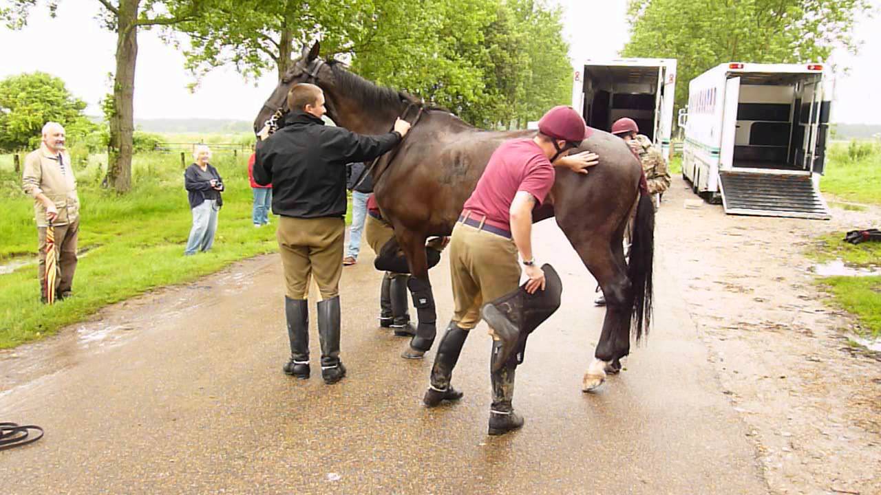 The Household Cavalry on Holkham Beach
