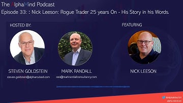 Nick Leeson: Rogue Trader 25 years On - His Story in His Words.