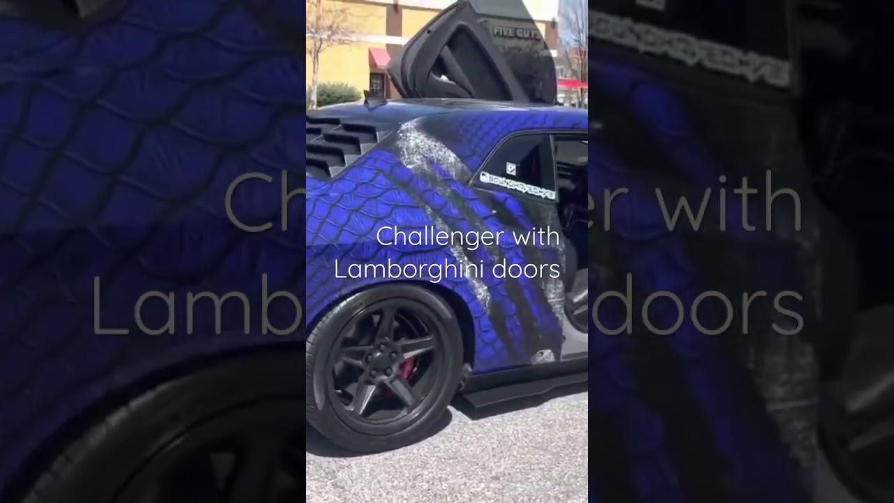 Challenger with Lamborghini doors