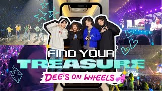 #DEECAM #TREASURE TIME! CHOI HYUN SUK, JUNKYU, & DOYOUNG x DEE’S on WHEELS!!! 💙