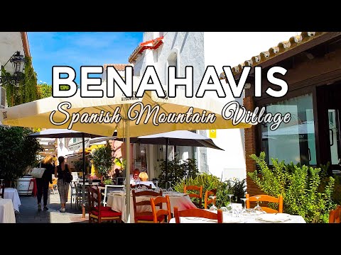 Benahavis Village Walking Tour, Malaga, Costa del Sol, Spain [4K]
