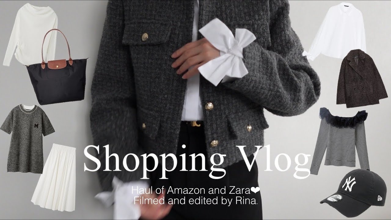 Vlog)秋冬服プチ散財🐕‍🦺🤍 | Amazon ブラックフライデー購入品(ロンシャン,CELFORD,MilaOwen,ZARA etc...) | 酒々井アウトレット|社会人の日常