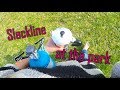 Slackline at the park - Spring is coming