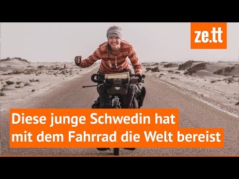 Diese junge Schwedin hat mit dem Fahrrad die Welt bereist