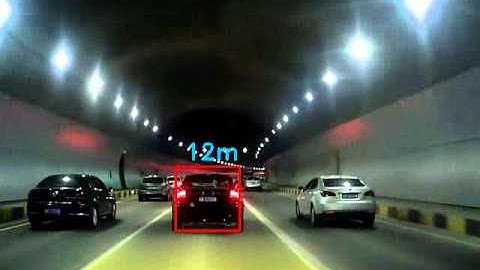 Test in Tunnel丨AIDRIVING丨Artificial Vision Based ADAS Algorithm