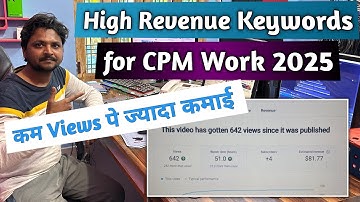 High Revenue Keywords for YouTube CPM Work | CPM Work New Trick 2025 | CPM work kaise kare 2025