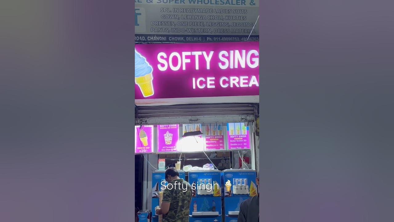 Chandni chowk softy singh ice cream vlog icecream delhi food 