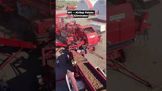 The 991 AirSep uses air separation to pull dirt clods, vines and debris out of the load