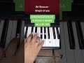 Ed Sheeran Shape of You piano tutorial facil #edsheeran #shapeofyou  #pianotutorial #pianomusic