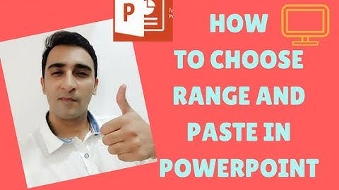 Learn MS Excel -Video 458-  VBA Choose the range and paste in powerpoint