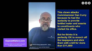 Glidewell compares his taxpayer paid master s degree to Curry giving out bottled water to taxpayers