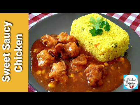 Sweet Saucy Chicken/Easy & Unique Recipe / Restaurant style/ Neelam's Kitchen