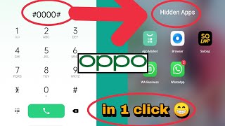 How to hide apps in oppo | Oppo ke mobile me app hide kaise kare | How to hide app in dialer in oppo screenshot 5