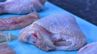 How to cut chicken into 12pcs
