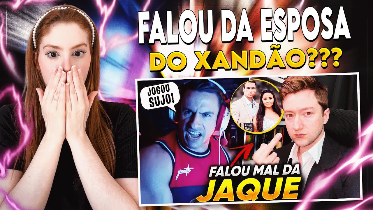 REACT: XANDÃO RESPONDE BETA QUE FALOU MAL da JAQUELINE e DELE | cortes da carolbalds