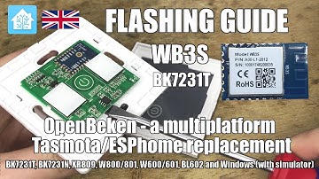 BK7231T/WB3S flashing guide - 2g Tuya wall switch - with SOIC8 chip desoldering - Home Assistant