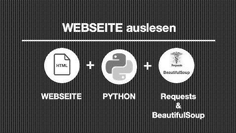 Webseite auslesen | Web Scraping mit Python, Requests und BeautifulSoup