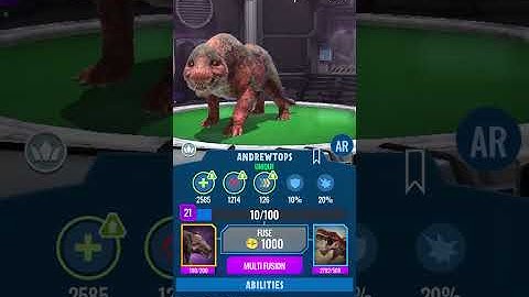 ANDREWTOPS Jurassic World Alive