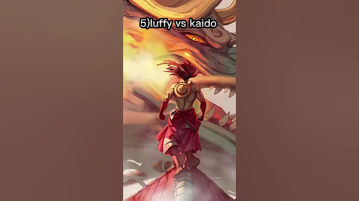 The five best fights in Anime One Piece according to a global vote😂😂