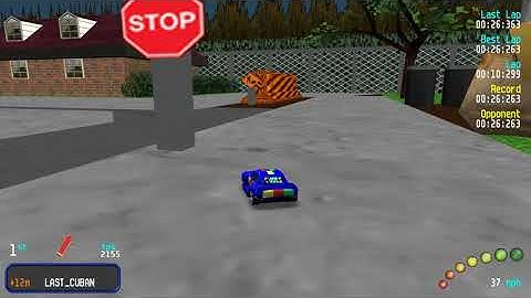 Re-Volt Custom Track RC Hood by, Draco, Time Trial Lap