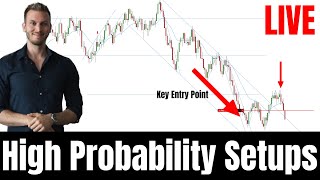 LIVE Scalping S&P 500 ES Futures - Two Legged Pullback Setup