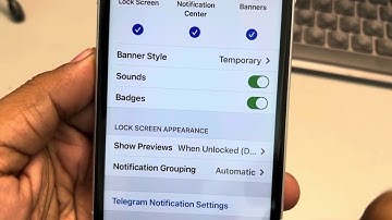 Telegram notifications not appearing on iPhone Lock Screen - Fix