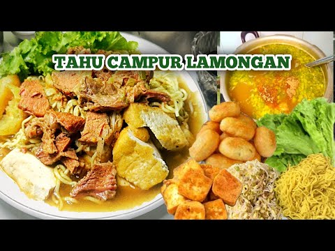 Resep Bumbu Tahu Campur Lamongan Asli