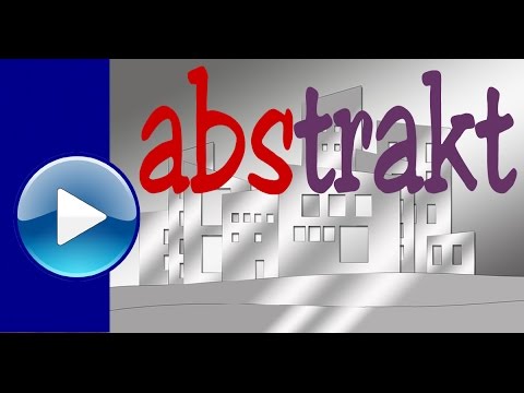 Video: Was Ist Abstraktes Denken?